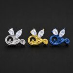Hélix Selene (16G – 8mm) – Titanio G.I. – Piercing Colombia