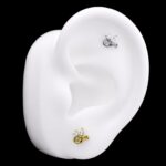Hélix Selene (16G – 8mm) – Titanio G.I. – Piercing Colombia