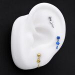 Hélix Key (16G – 8mm) – Titanio G.I. – Piercing Colombia