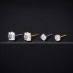 Labret Asscher Push Pin (16G – 8mm | 2mm / 3mm) – Titanio G.I. – Piercing Colombia