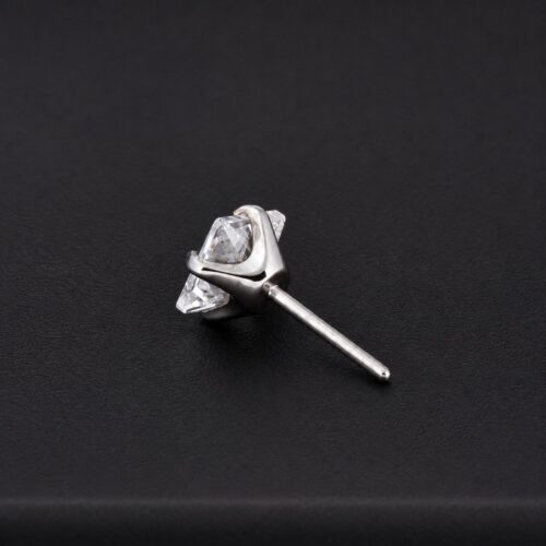 Labret Asscher Push Pin (16G – 8mm | 2mm / 3mm) – Titanio G.I. – Piercing Colombia