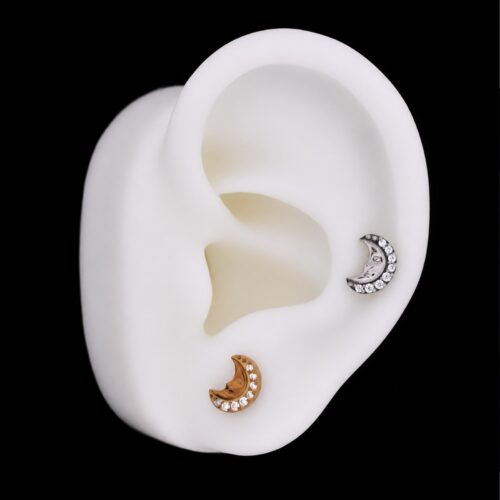 Hélix Cintia (16G – 8mm) – Titanio G.I. – Piercing Colombia
