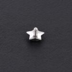 Hélix Star Glass (16G – 8mm) – Titanio G.I. – Piercing Colombia
