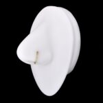 Nostril G-Ring Circón (18G – 8mm) – Titanio G.I. – Piercing Colombia