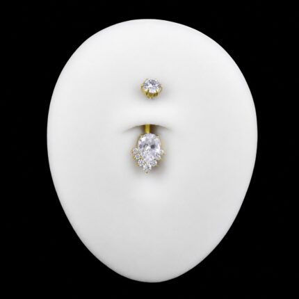Ombligo Skyfall 14G 10mm en titanio grado implante – Piercing Ombligo