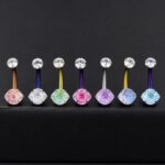 Ombligo Prism (14G – 10mm) – Titanio G.I. – Piercing Colombia
