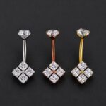 Ombligo Xaric (14G – 10mm) – Titanio G.I. – Piercing Colombia
