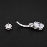 Ombligo Beauty (14G – 10mm) – Titanio G.I. – Piercing Colombia