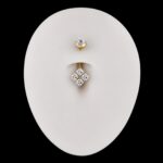Ombligo Xaric (14G – 10mm) – Titanio G.I. – Piercing Colombia