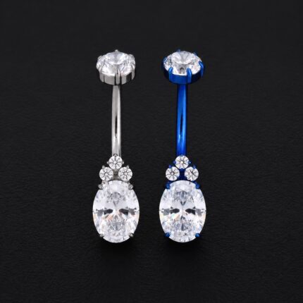 Ombligo Beauty 14G 10mm en titanio grado implante – Piercing Ombligo