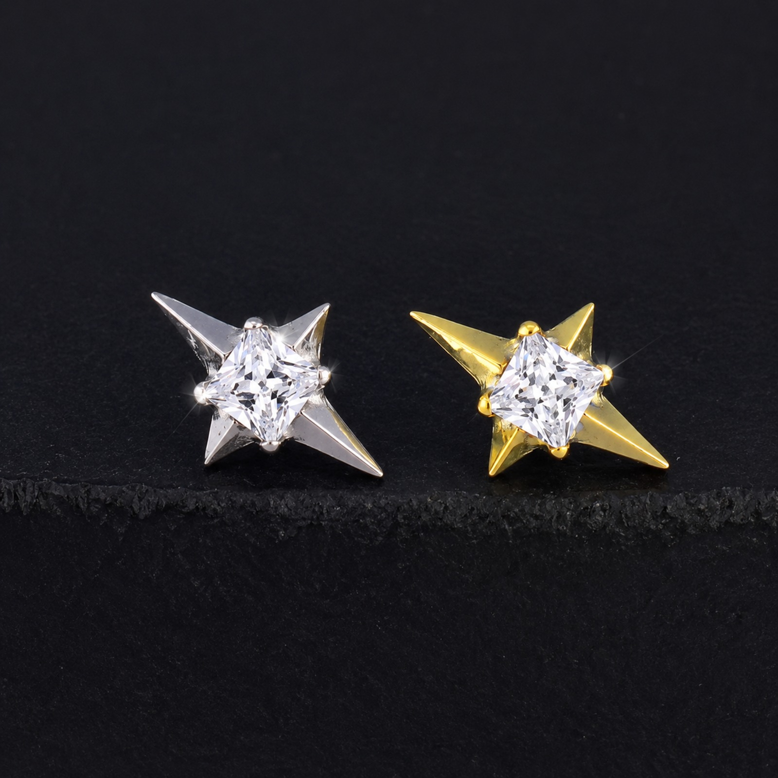 Piercing Titanio (3) Hélix Shining (16G – 8mm) – Titanio G.I. – Piercing Colombia