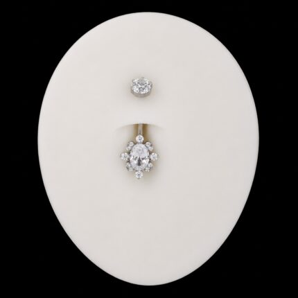 Ombligo Cairo 14G 10mm en titanio grado implante – Piercing Ombligo