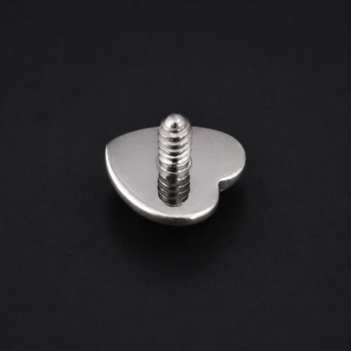 Hélix Heart Glass (16G – 8mm) – Titanio G.I. – Piercing Colombia