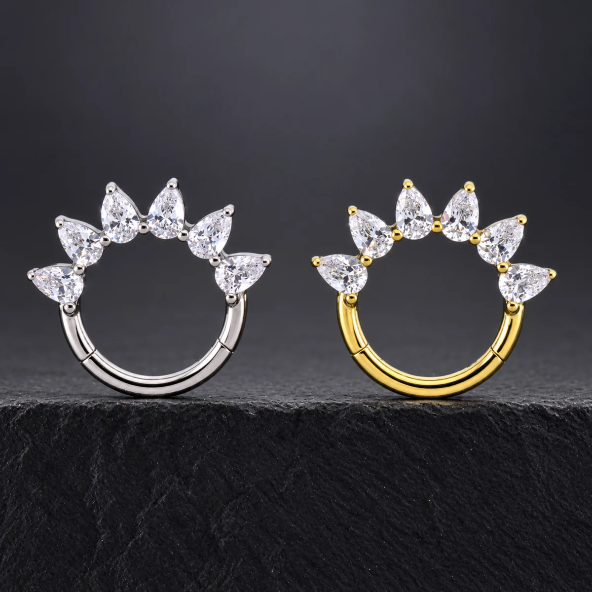aro-clicker-carol-danvers-titanio Aro Clicker Carol Danvers (16G - 8mm) - Titanio G.I. – Piercing Colombia