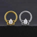 Aro Clicker Janet Van Dyne (16G - 8/10mm) - Titanio G.I. – Piercing Colombia