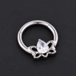 Aro Clicker Janet Van Dyne (16G - 8/10mm) - Titanio G.I. – Piercing Colombia