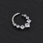 Aro Clicker Layra (16G - 8mm) - Titanio G.I. – Piercing Colombia