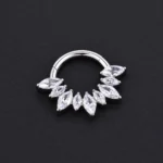 Aro Clicker Natasha Romanoff (16G - 8mm) - Titanio G.I. – Piercing Colombia