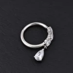 Aro Clicker Pepper Potts (16G - 10mm) - Titanio G.I. – Piercing Colombia
