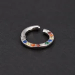 Aro Clicker Temis Colores (16G - 6/8/10/12mm) - Titanio G.I. – Piercing Colombia