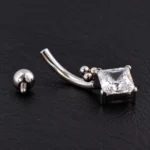 Banana Reina (16G - 8mm) - Titanio G.I. – Piercing Colombia
