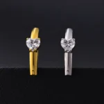 Belly Clicker Lateral Corazón (14G - 10mm) - Titanio G.I. – Piercing Colombia