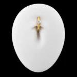 Belly Clicker Lateral Corazón (14G - 10mm) - Titanio G.I. – Piercing Colombia