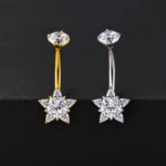 Belly Super Stars (14G - 10mm) - Titanio G.I. – Piercing Colombia