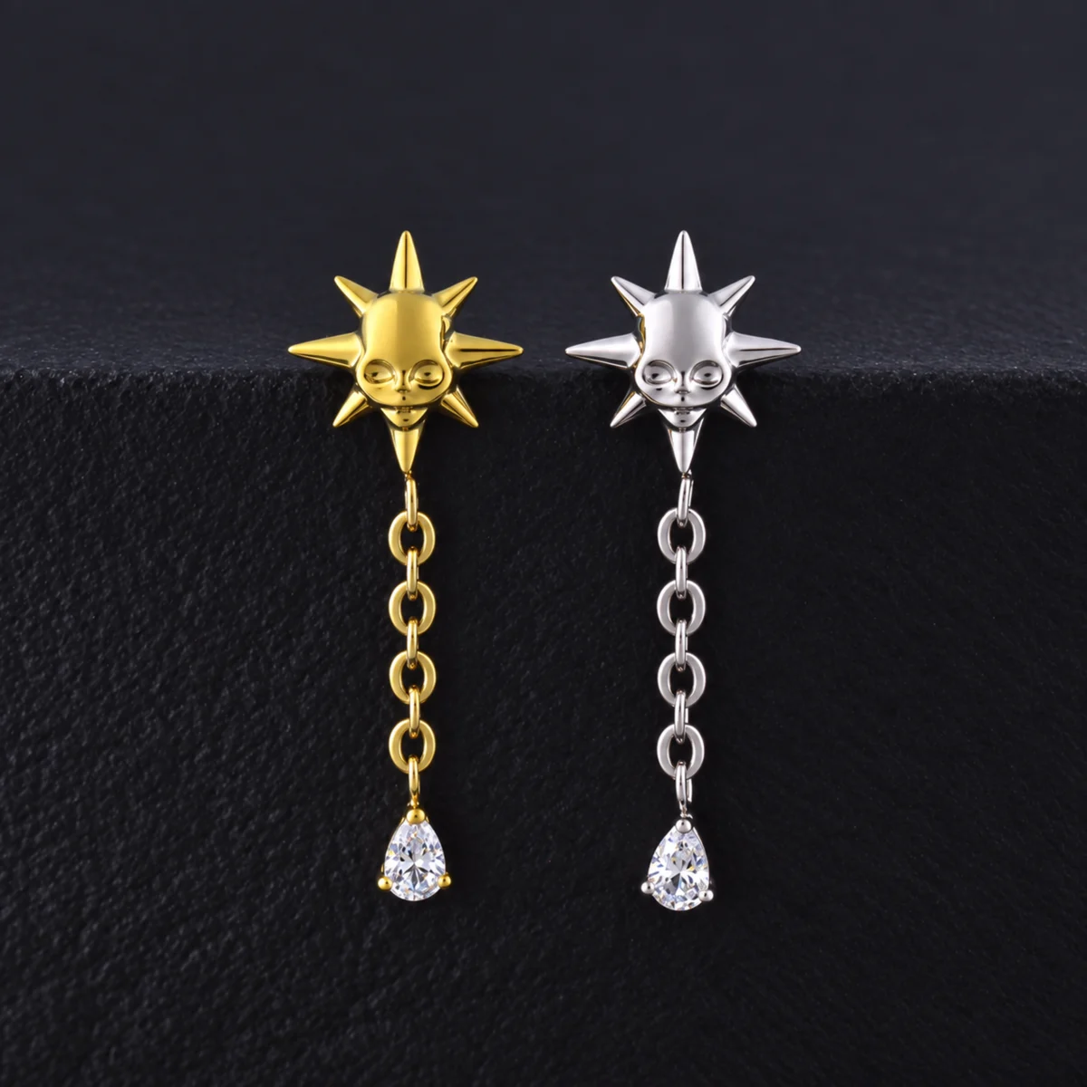 helix-hades-charm-titanio Hélix Hades Charm (16G - 8mm) - Titanio G.I. – Piercing Colombia