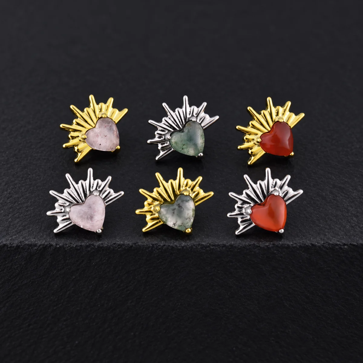 helix-miracles-corazon-titanio Hélix Miracles Corazón (16G - 8mm) - Titanio G.I. – Piercing Colombia