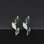 Hélix Pistia (16G - 8mm) - Titanio G.I. – Piercing Colombia