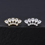 Hélix Venus (16G - 8mm) - Titanio G.I. – Piercing Colombia