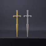 Labret Templario (16G - 8mm) - Titanio G.I. – Piercing Colombia