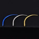 Taper Curvo (14G - 30mm) - Titanio G.I. – Piercing Colombia