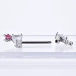 Par Pezoneras Flutter Heart (14G – 16mm) – Acero Quirúrgico – Piercing Colombia