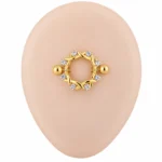 Par Pezoneras Solstice (14G – 12mm) – Acero Quirúrgico – Piercing Colombia