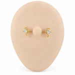Par Pezoneras Sweet Kitty (16G – 16mm) – Acero Quirúrgico – Piercing Colombia